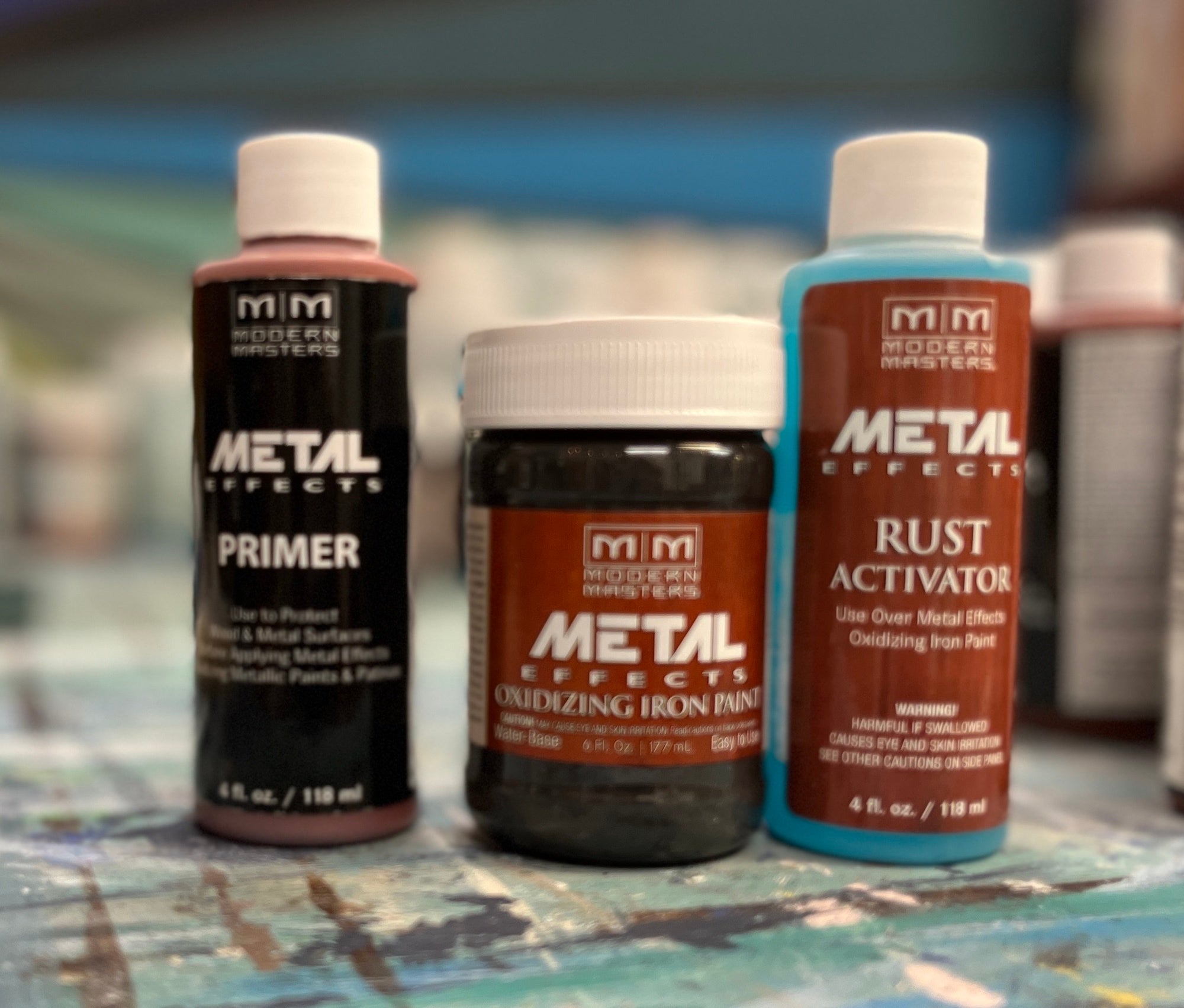 Iron paint sale with rust activator